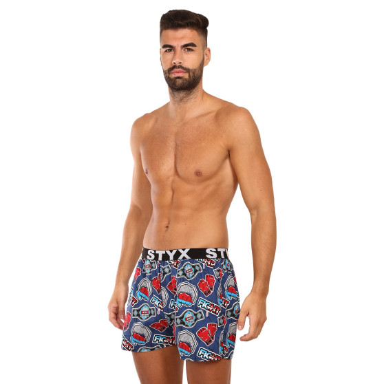 Boxer da uomo Styx arte sport lotta gomma (B1556)