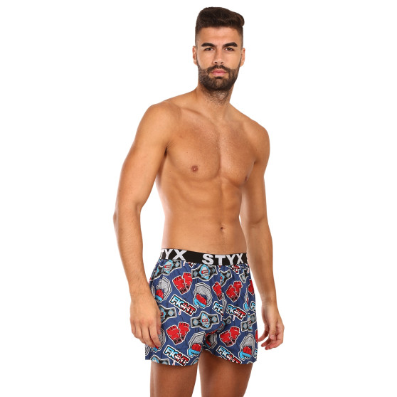 Boxer da uomo Styx arte sport lotta gomma (B1556)