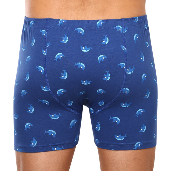 Boxer da uomo Gino blu (74150)