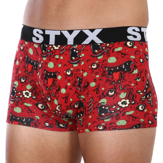 Boxer da uomo Styx arte sport gomma oversize zombie (R1451)