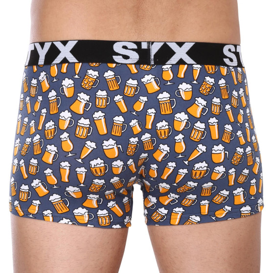 Boxer da uomo Styx arte sport gomma oversize birra (R1357)