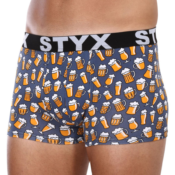 Boxer da uomo Styx arte sport gomma oversize birra (R1357)