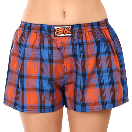 Boxer da donna Styx classici elasticizzati multicolore (K1006)