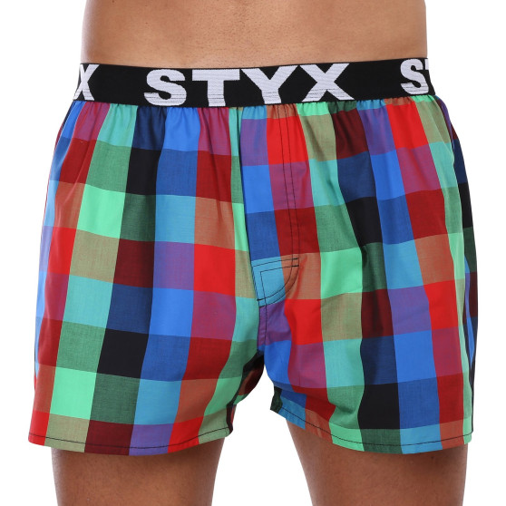 5PACK Boxer da uomo Styx sport elastico multicolore (5B1067890)