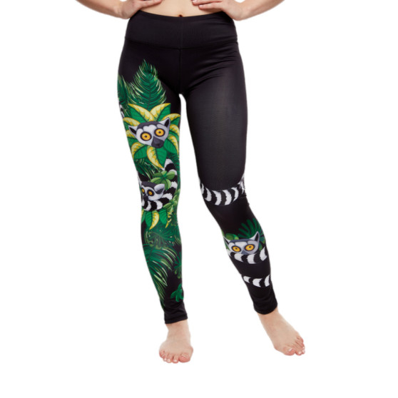 Leggings allegri da donna Dedoles fitness Lemur (D-W-AW-LGS-C-RP-009)