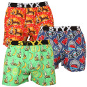 3PACK Boxer da uomo Styx art sport gomma multicolore (3B13946)