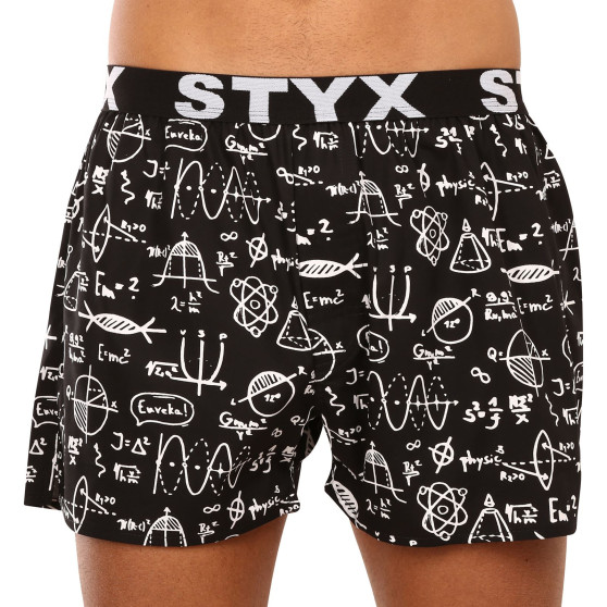 10PACK Boxer da uomo Styx art sport gomma multicolore (10B130915245782)