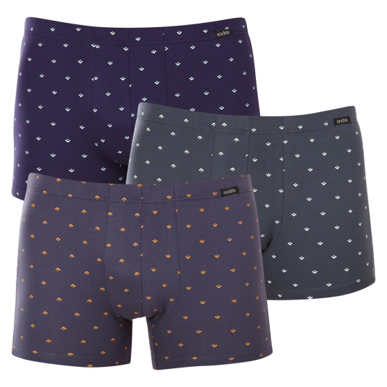 3PACK boxer uomo Andrie multicolore (PS 5743)