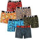 6PACK boxer uomo Styx lungo arte sport elastico multicolore (6U12697124)