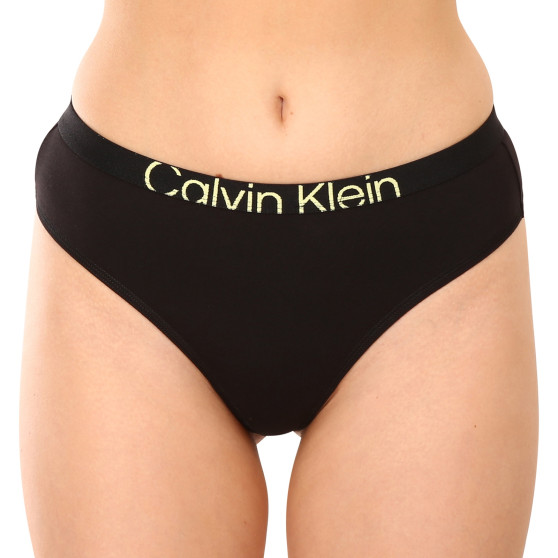 Perizoma da donna Calvin Klein nero (QF7401E-UB1)