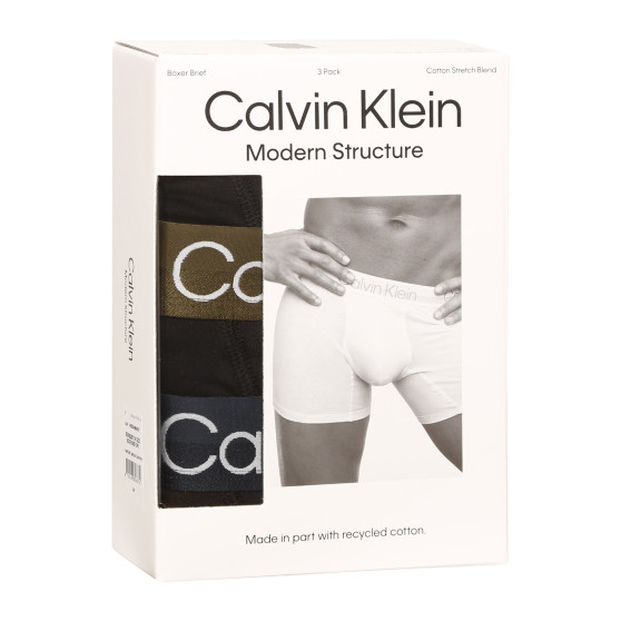 3PACK boxer da uomo Calvin Klein nero (NB2971A-GZ5)