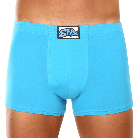 Boxer uomo Styx classic rubber light blue (Q1169)