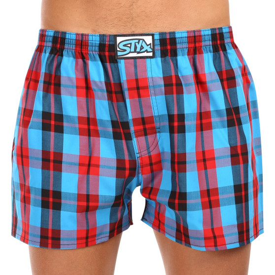 Boxer da uomo Styx classic elasticizzati multicolore (A1013)