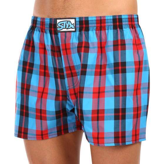 Boxer da uomo Styx classic elasticizzati multicolore (A1013)