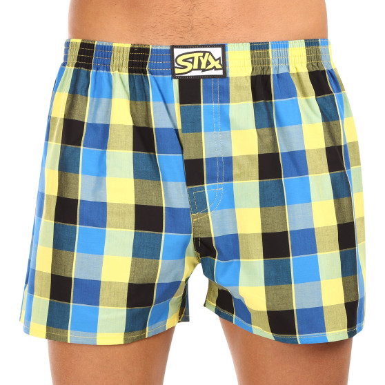 Boxer da uomo Styx classic elasticizzati multicolore (A1015)