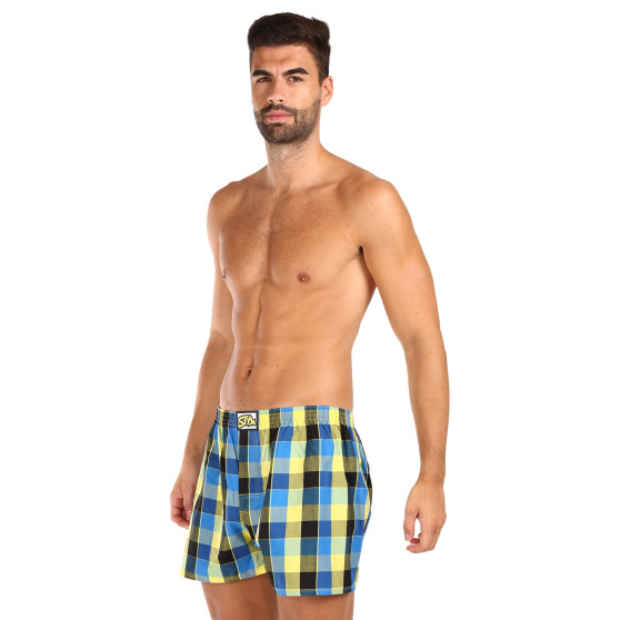 Boxer da uomo Styx classic elasticizzati multicolore (A1015)