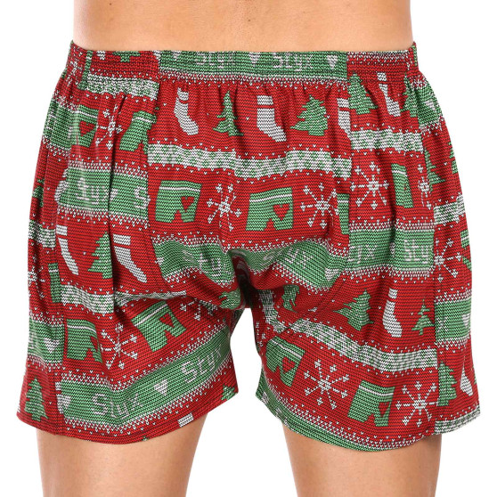 Boxer da uomo Styx arte classica elastica Natale a maglia (A1658)