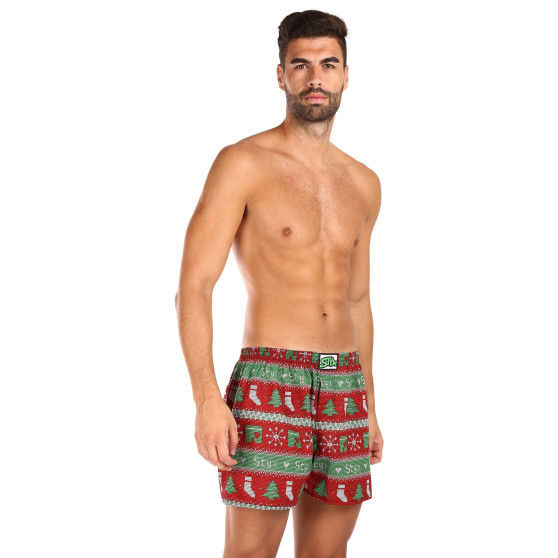 Boxer da uomo Styx arte classica elastica Natale a maglia (A1658)