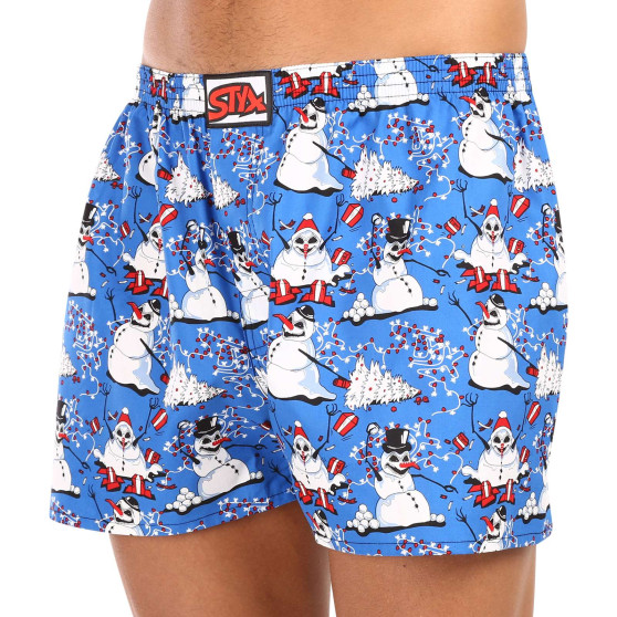 Boxer da uomo Styx art classic rubber christmas snowmen (A1751)