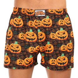 Boxer da uomo Styx arte classica zucca di Halloween in gomma (A1755)