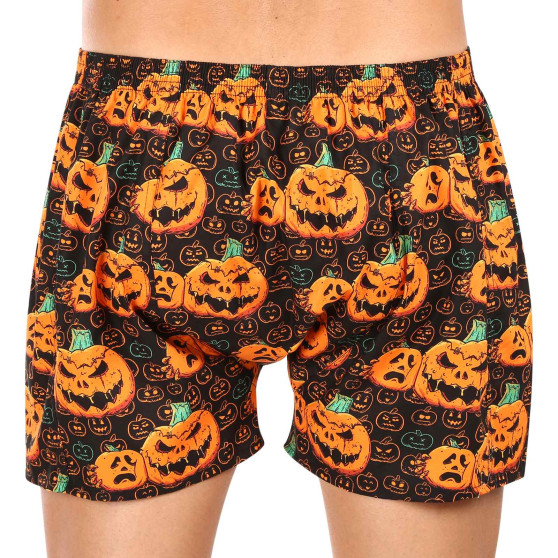 Boxer da uomo Styx arte classica zucca di Halloween in gomma (A1755)