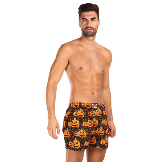 Boxer da uomo Styx arte classica zucca di Halloween in gomma (A1755)