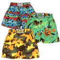 3PACK Boxer da bambino Styx art classic rubber multicolore (3J12579)