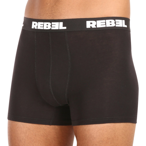 5PACK boxer uomo Nedeto Rebel nero (5NBR001)