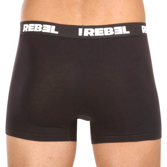 5PACK boxer uomo Nedeto Rebel nero (5NBR001)