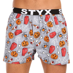 Boxer da uomo Styx arte sport gomma bare Halloween (B1752)