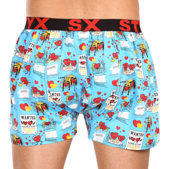 Boxer da uomo Styx arte sport elastico San Valentino coppie (B1756)