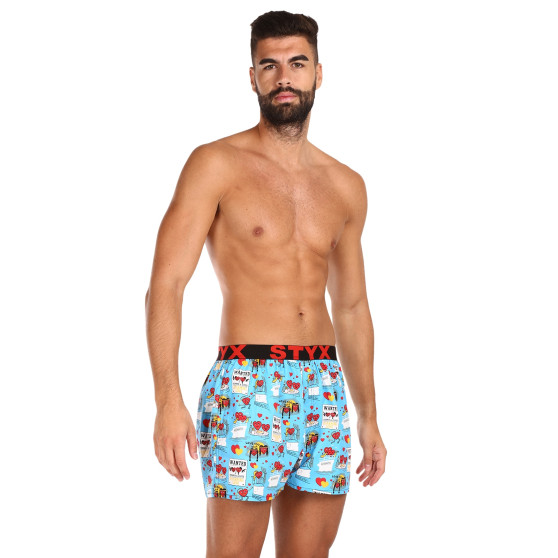 Boxer da uomo Styx arte sport elastico San Valentino coppie (B1756)