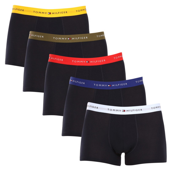 5PACK boxer da uomo Tommy Hilfiger nero (UM0UM03061 0W9)