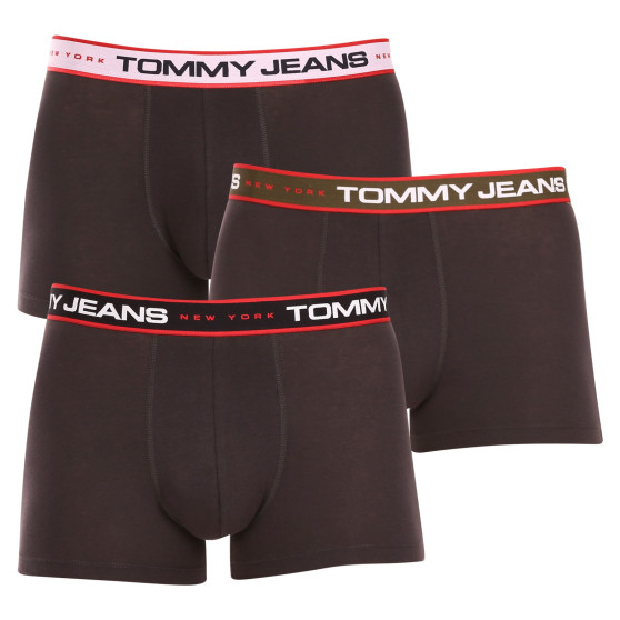 3PACK boxer da uomo Tommy Hilfiger nero (UM0UM03107 0SA)