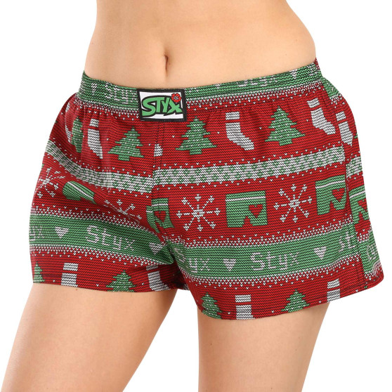 Boxer da donna Styx arte classica elastica Natale a maglia (K1658)