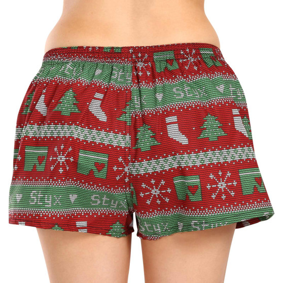 Boxer da donna Styx arte classica elastica Natale a maglia (K1658)