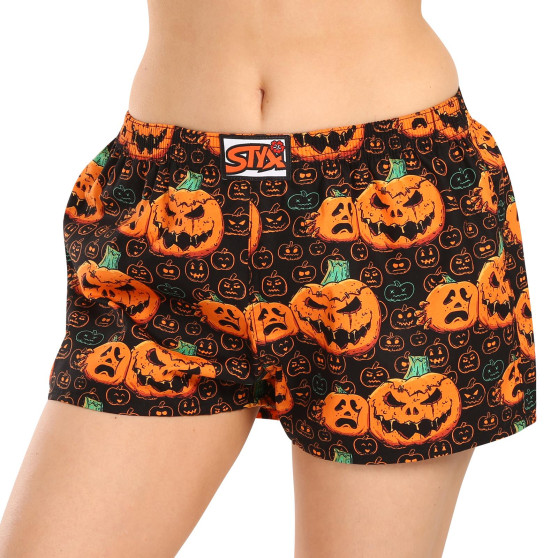 Boxer da donna Styx art classic rubber Halloween pumpkin (K1755)