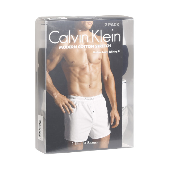 2PACK Boxer da uomo Calvin Klein multicolore (NB1396A-BHY)