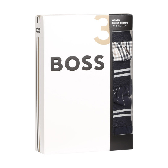 3PACK Boxer da uomo BOSS multicolore (50480034 275)