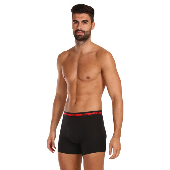 3PACK boxer da uomo HUGO nero (50496713 002)