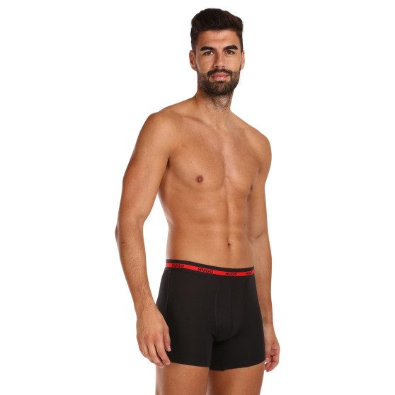 3PACK boxer da uomo HUGO nero (50496713 002)