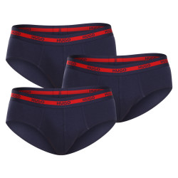 3PACK slip uomo HUGO blu (50503100 411)