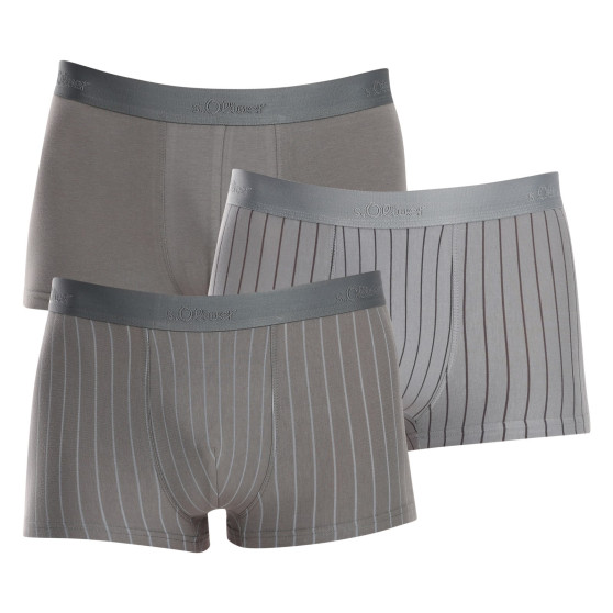 3PACK Boxer da uomo S.Oliver multicolore (NH-40H-12162755)