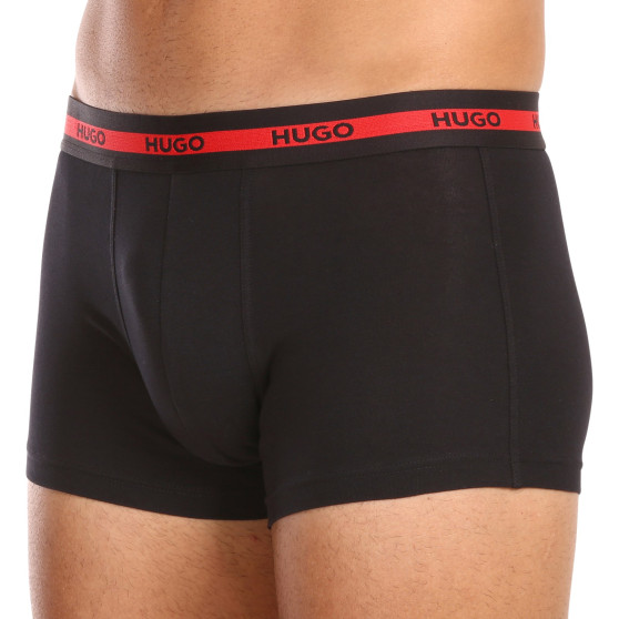 3PACK boxer da uomo HUGO nero (50492375 002)