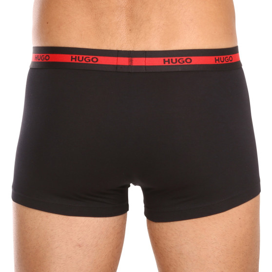 3PACK boxer da uomo HUGO nero (50492375 002)