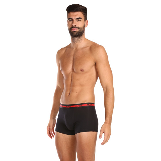 3PACK boxer da uomo HUGO nero (50492375 002)