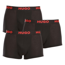 3PACK boxer da uomo HUGO nero (50496723 001)