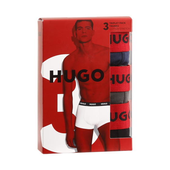 3PACK boxer uomo HUGO multicolore (50469766 031)