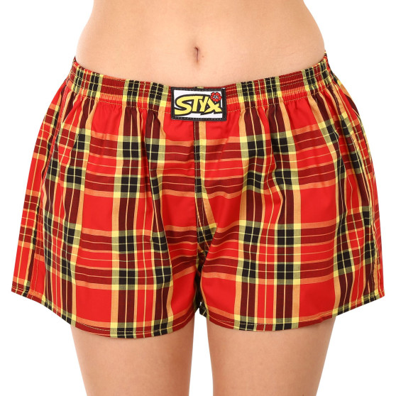 3PACK Boxer da donna Styx classic elastic multi-color (3K10469)