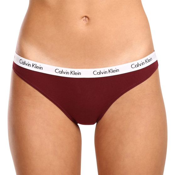 3PACK mutandine donna Calvin Klein multicolore (QD5146E-HVT)